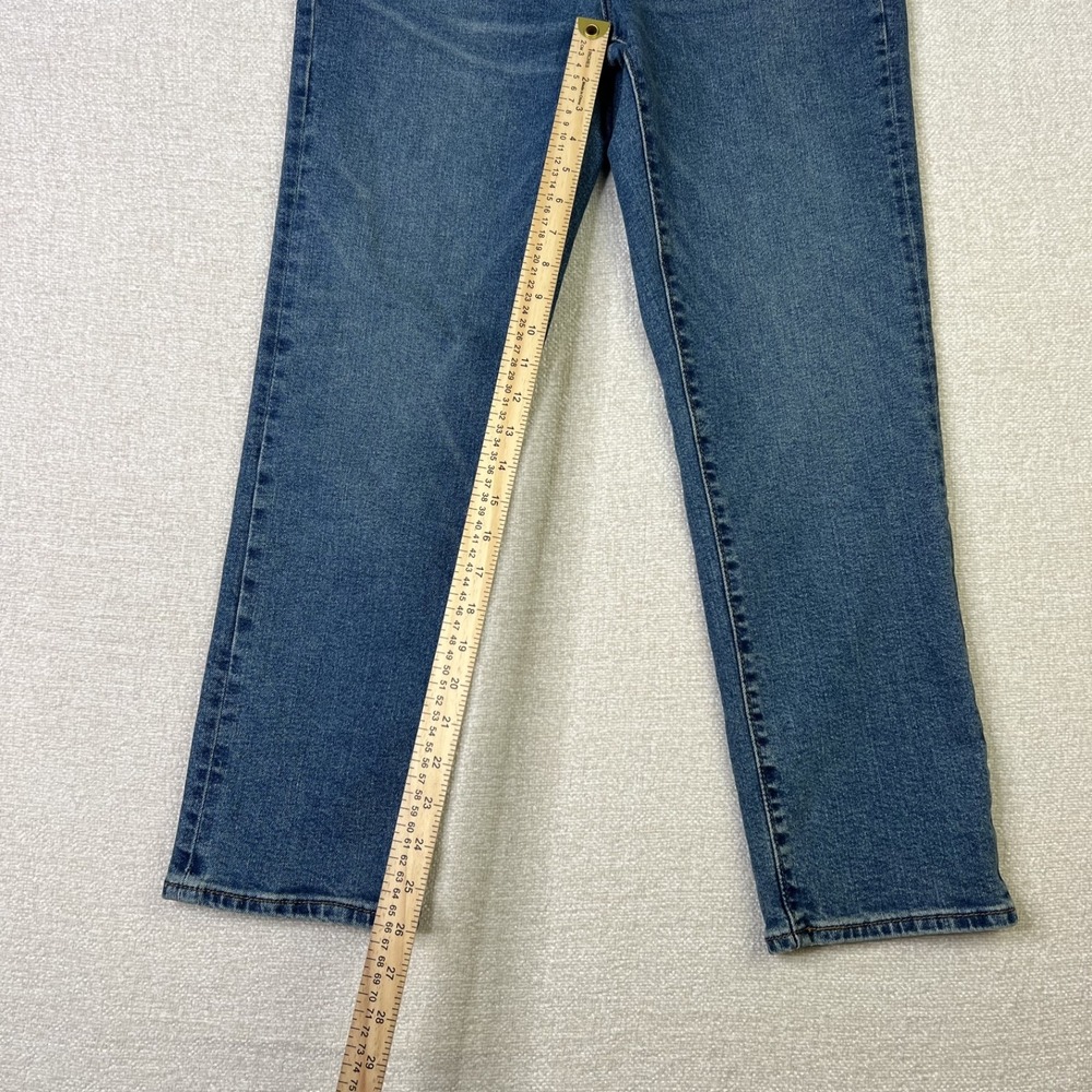 Levis Jeans Womens 29 Blue Med Wash Wedgie Straight High Rise Button Fly Denim - Picture 10 of 11